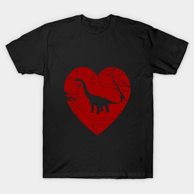 I Love Dinosaurs Brontosaurus T Shirt T-Shirt by Gavinstees